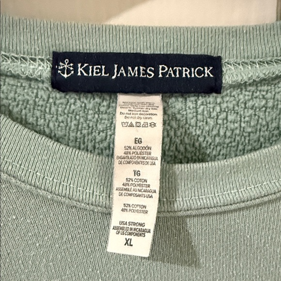 Kiel James Patrick Seafoam Green Crewneck - Picture 2 of 5